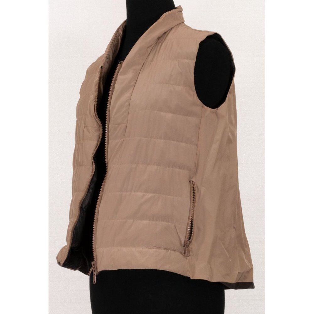 Brunello Cucinelli Beige Quilted Down Vest - Picture 2 of 8